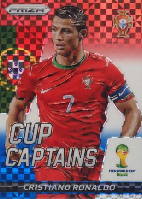 2014 Prizm World Cup #5 Cup Captains - Red White Blue Power Plaid