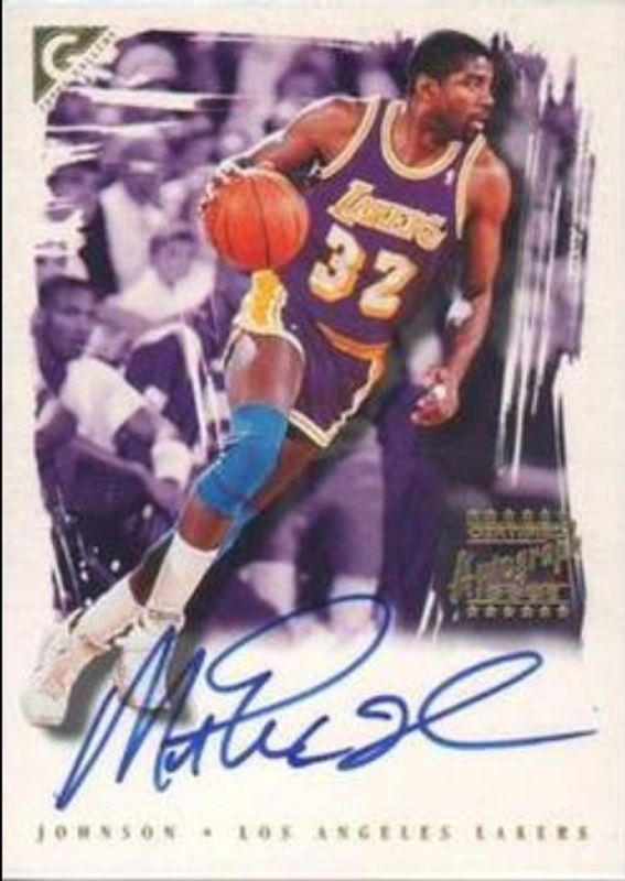 Magic Johnson 2000 Topps Gallery #GS-MJ Signatures RAW