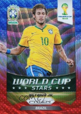 2014 Prizm World Cup #7 World Cup Stars - Blue & Red Wave