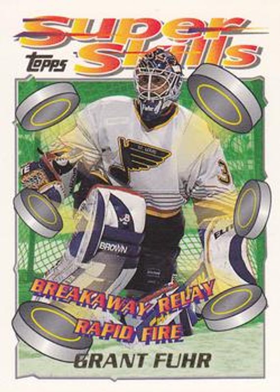 Grant Fuhr 1995 Topps Super Skills #88 Base RAW