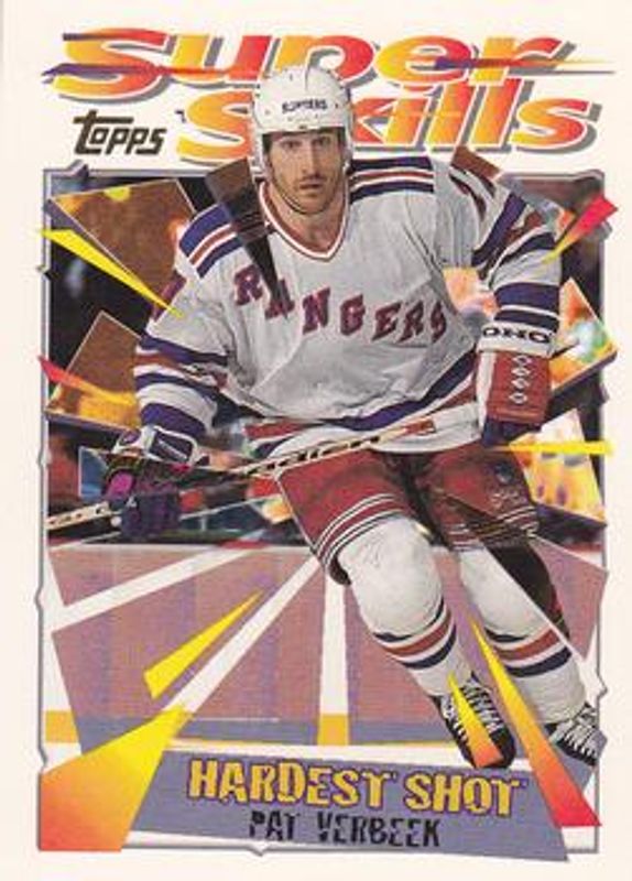 Pat Verbeek 1995 Topps Super Skills #43 Base RAW