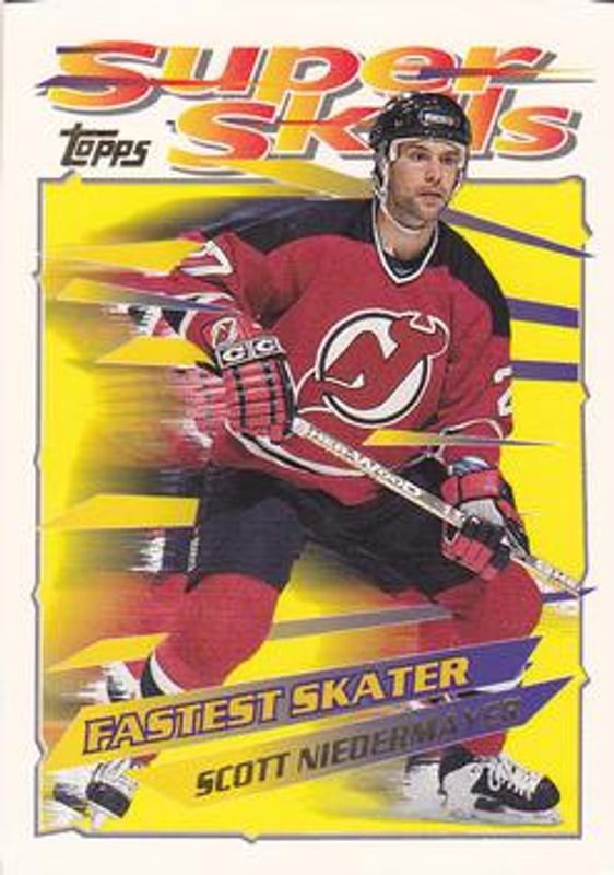 Scott Niedermayer 1995 Topps Super Skills #27 Base RAW