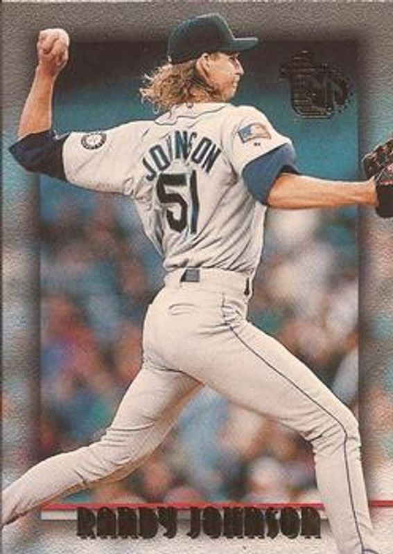 Randy Johnson 1995 Topps Embossed #69 Base RAW