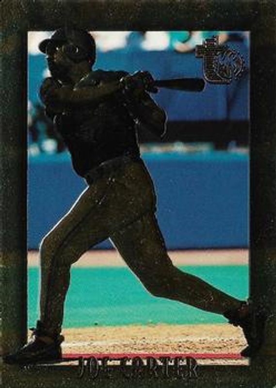 Joe Carter 1995 Topps Embossed #133 Golden Idols RAW