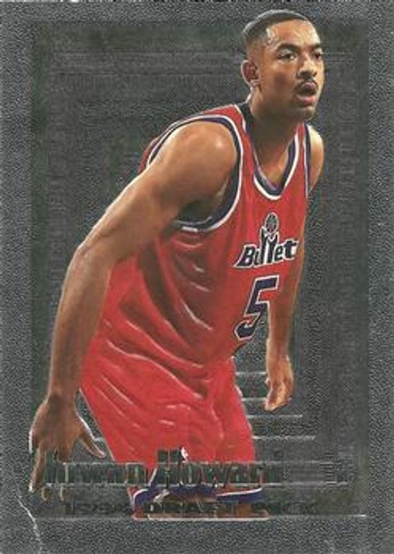 Juwan Howard 1994 Topps Embossed #105 Base Rookie RAW