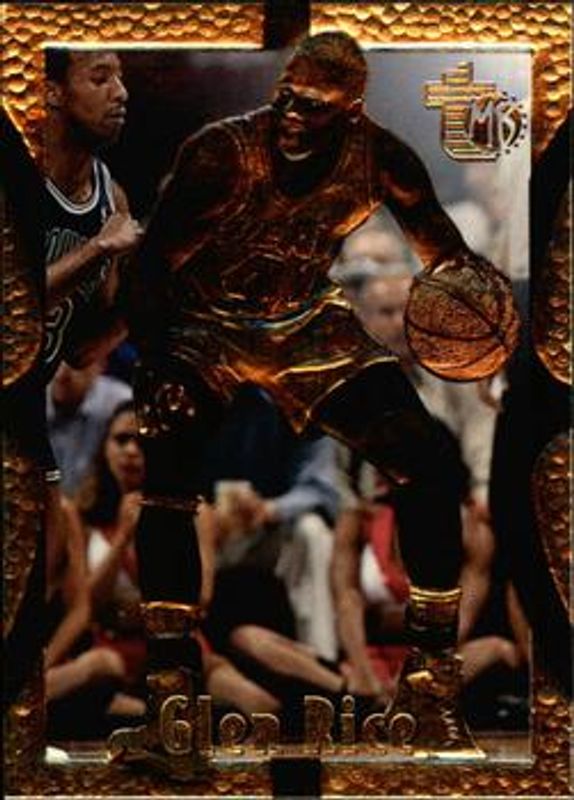 Glen Rice 1994 Topps Embossed #50 Golden Idols RAW