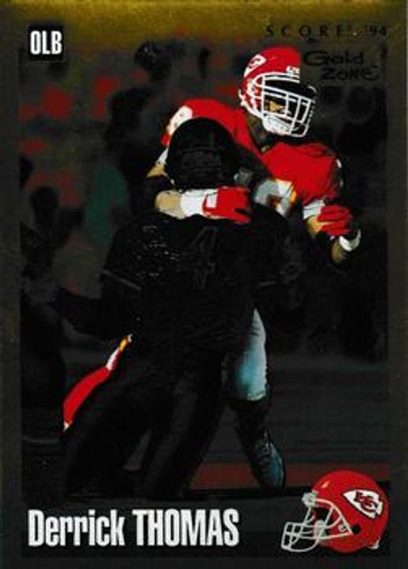 Derrick Thomas 1994 Score #257 Gold Zone RAW