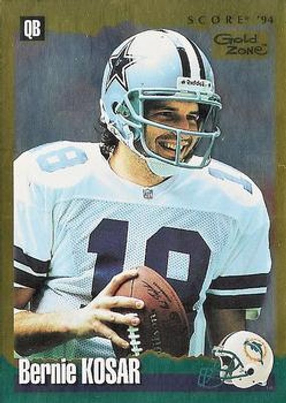 Bernie Kosar 1994 Score #245 Gold Zone RAW