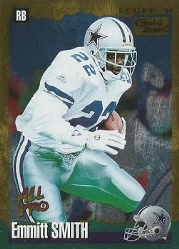 Emmitt Smith 1994 Score #40 Gold Zone RAW