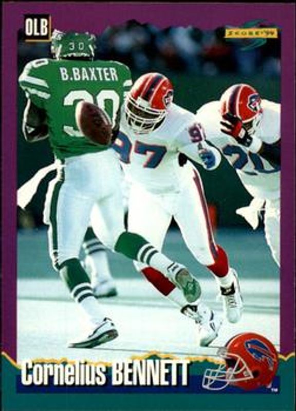 Cornelius Bennett 1994 Score #70 Base RAW