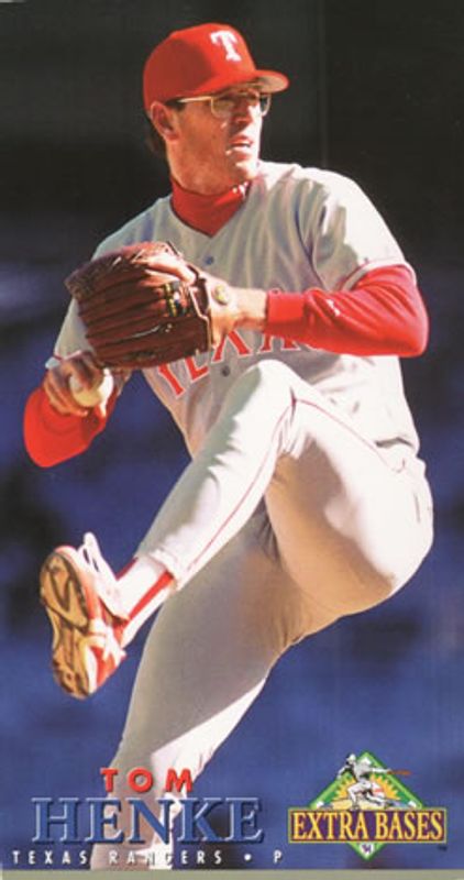 Tom Henke 1994 Fleer Extra Bases #180 Base RAW