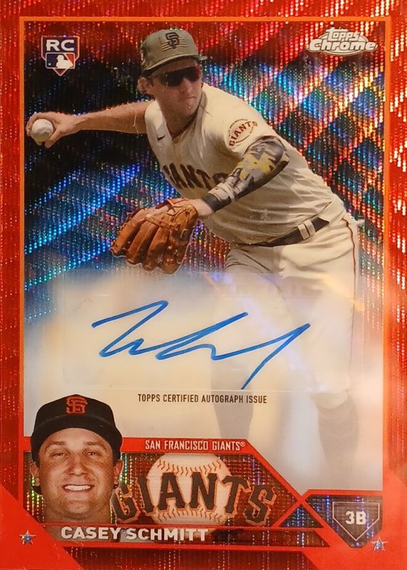 2023 Topps Chrome Update #AC-CSC Autographs - Red Wave Refractor /5