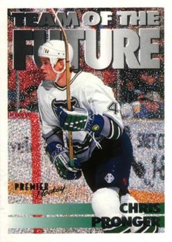 Chris Pronger 1994 O-Pee-Chee Premier #381 Base RAW