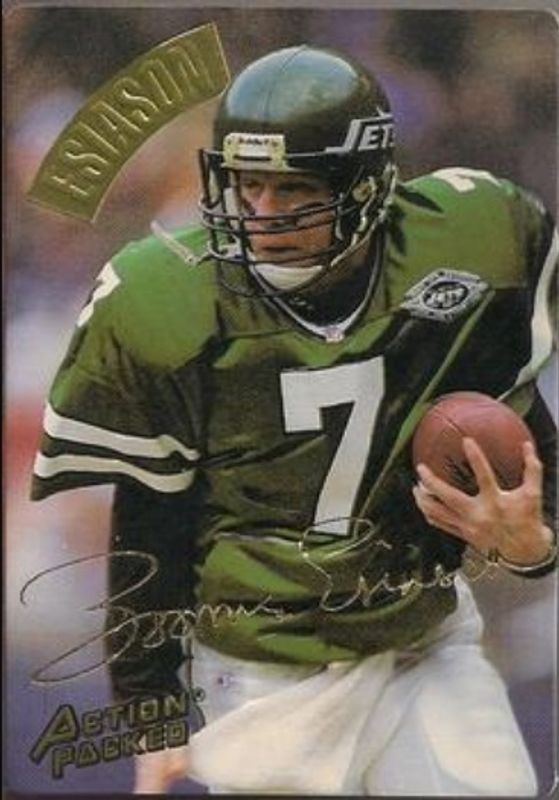 Boomer Esiason 1994 Action Packed #82 Gold Signatures RAW