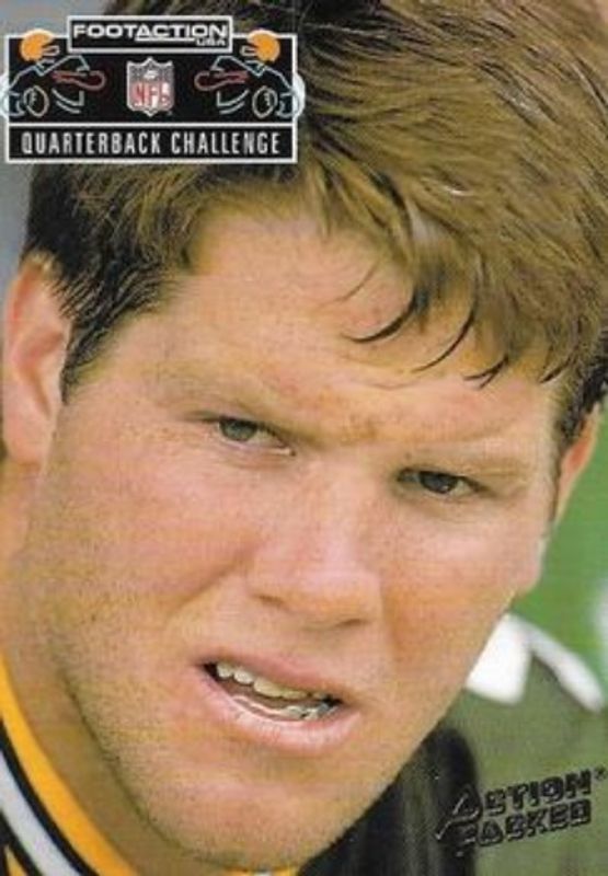 Brett Favre 1994 Action Packed #FA6 Quarterback Challenge RAW