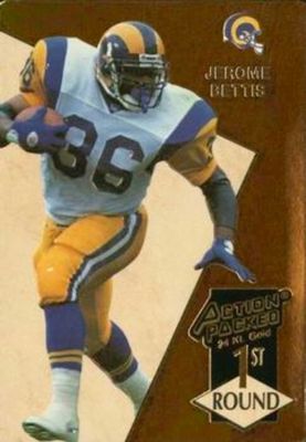 1993 Action Packed #52G 24K Gold