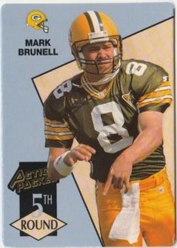 Mark Brunell 1993 Action Packed #218 Base Rookie RAW