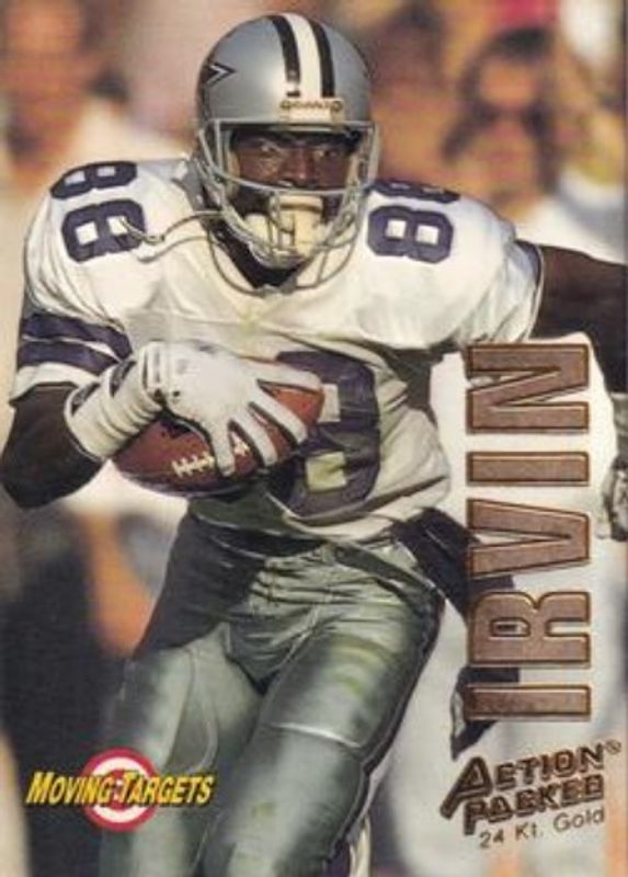Michael Irvin 1993 Action Packed #24G 24K Gold RAW