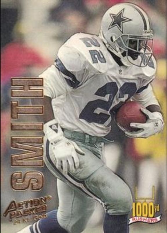 Emmitt Smith 1993 Action Packed #38G 24K Gold RAW