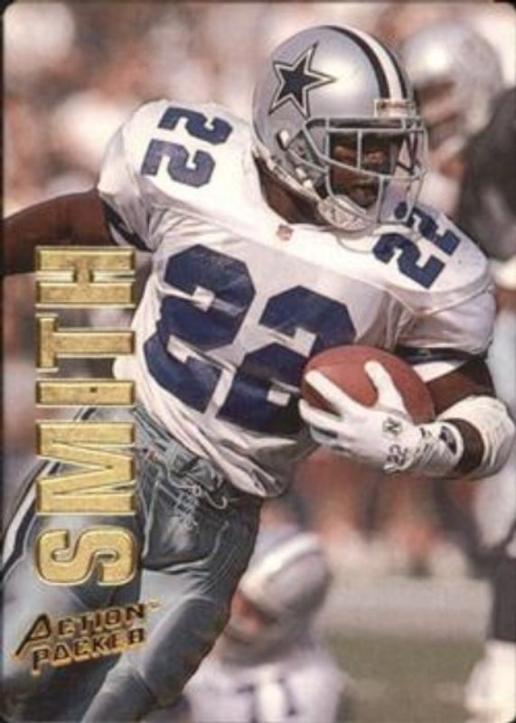 Emmitt Smith 1993 Action Packed #13 Base RAW