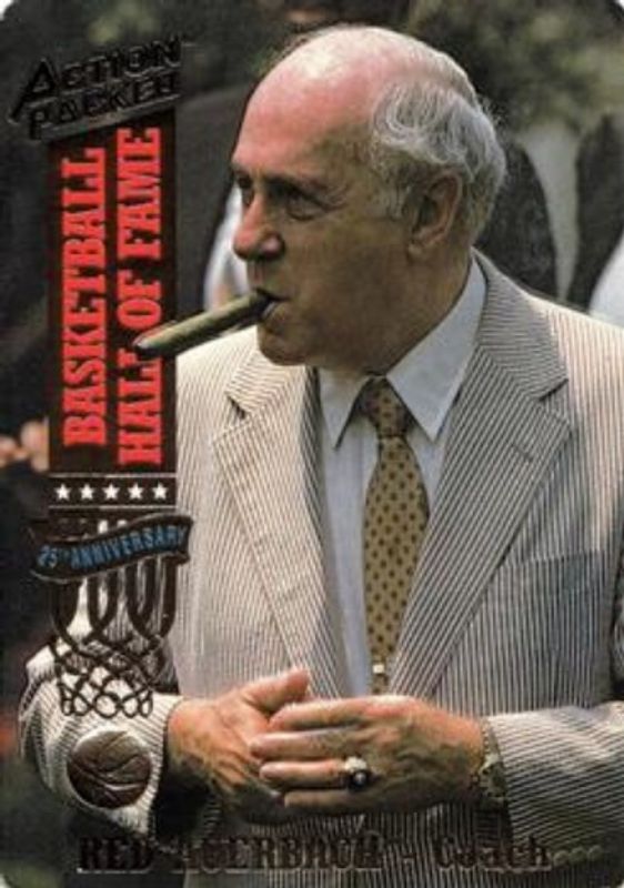 Red Auerbach 1993 Action Packed Hall of Fame #11 Base RAW