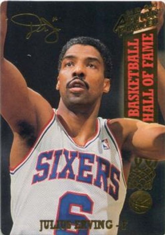 Julius Erving 1993 Action Packed Hall of Fame #56G 24K Gold /2500 RAW