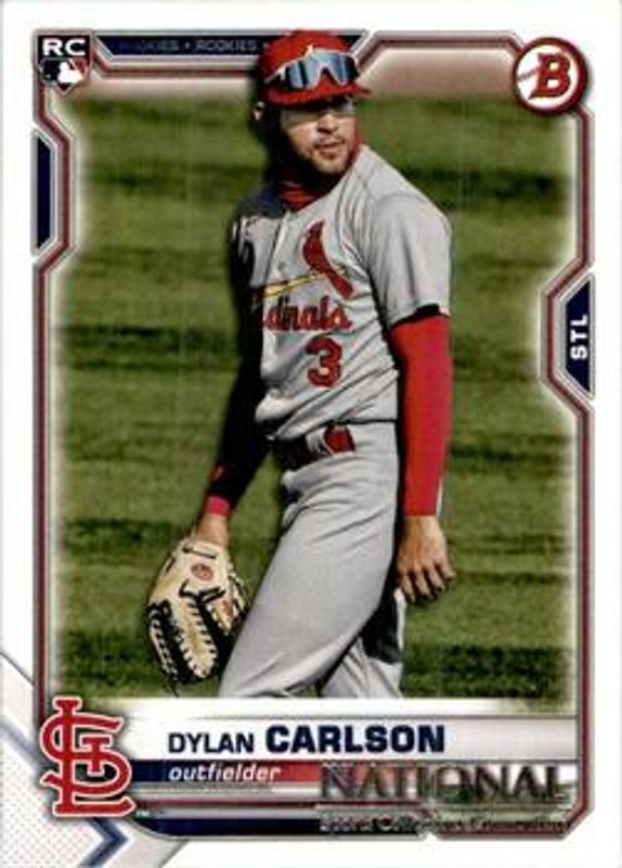 Dylan Carlson 2021 Topps National Convention #29 Base Rookie RAW
