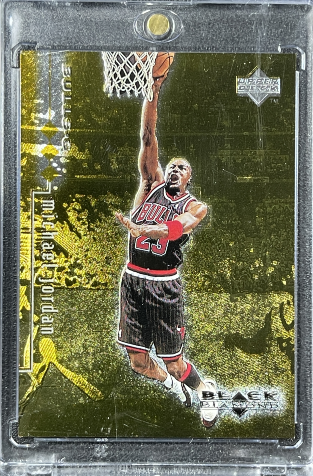 Michael Jordan 1998 Upper Deck Black Diamond #12 Triple Diamond 