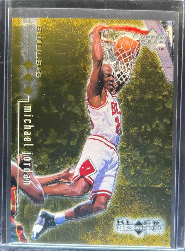 Michael Jordan 1998 Upper Deck Black Diamond #13 Triple Diamond