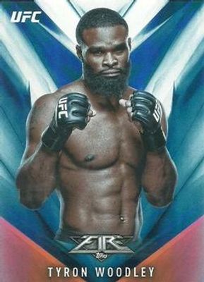 2017 Topps Fire UFC #30 Blue Flame /25