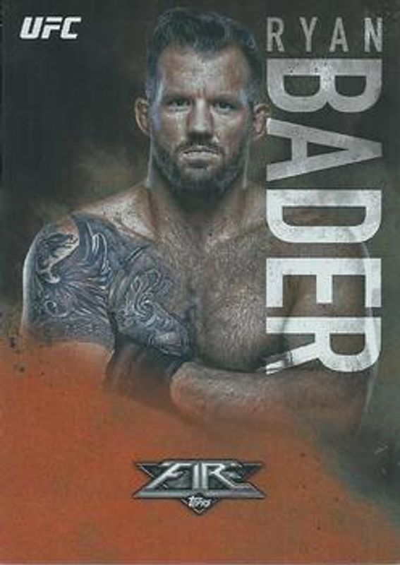 2017 Topps Fire UFC #34 Red Hot /142