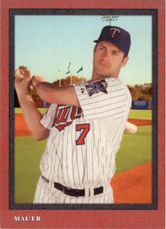 Joe Mauer 2014 Topps Turkey Red #34 Base RAW