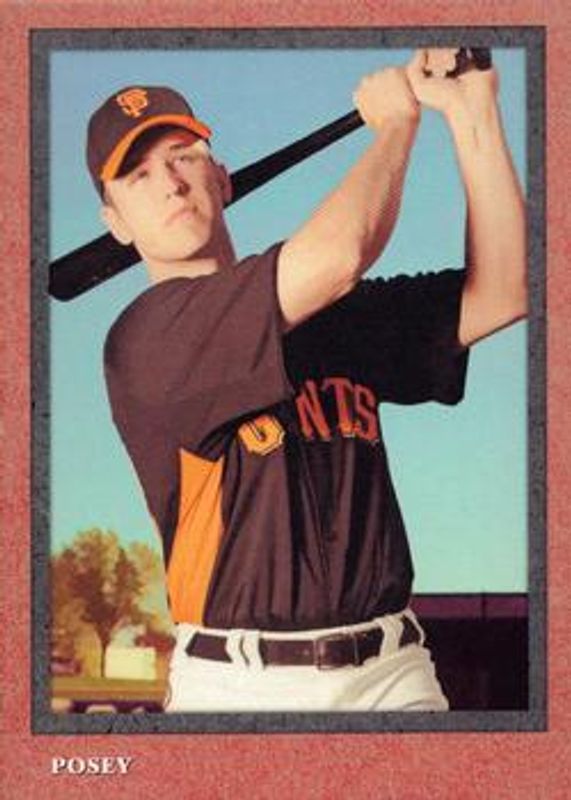 Buster Posey 2014 Topps Turkey Red #48 Base RAW