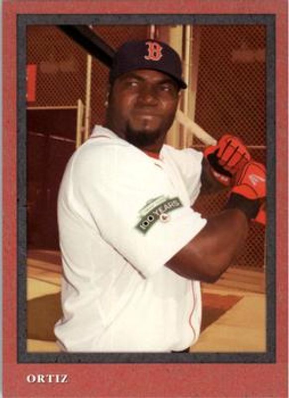 David Ortiz 2014 Topps Turkey Red #9 Base RAW