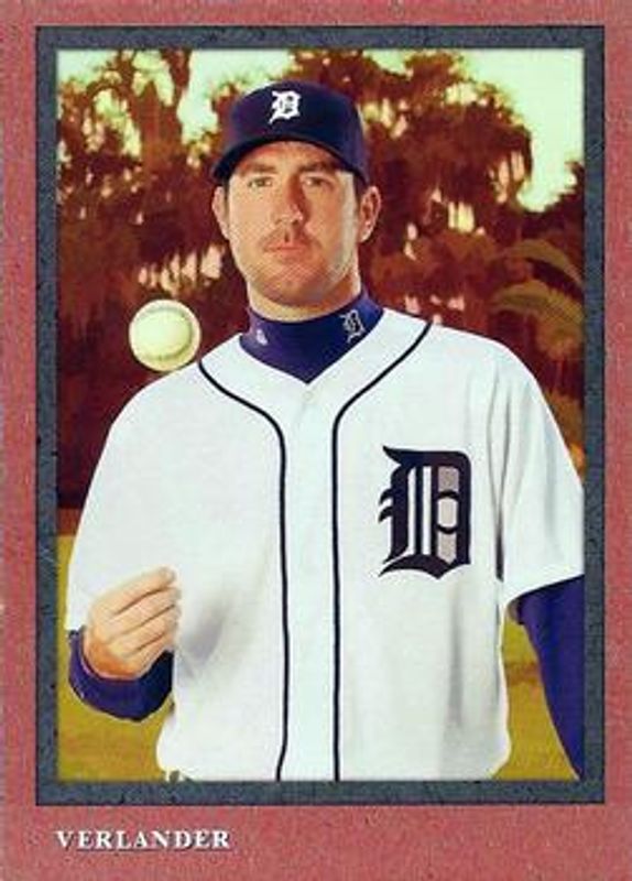 Justin Verlander 2014 Topps Turkey Red #24 Base RAW