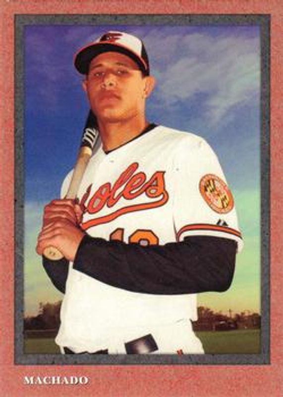 Manny Machado 2014 Topps Turkey Red #8 Base RAW