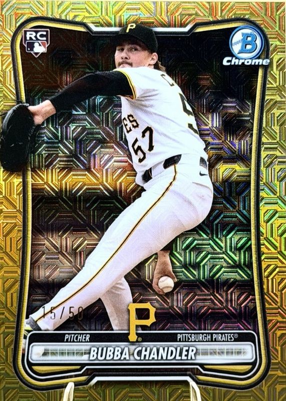 2026 Bowman Mega Box #83 Chrome - Gold Mojo Refractor /50