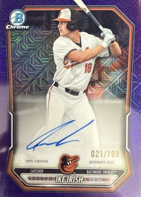 2026 Bowman Mega Box #BMA-II Chrome Prospect Auto - Purple Mojo Refractor /199