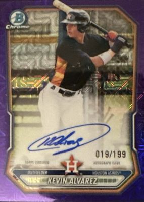 2026 Bowman Mega Box #BMA-KA Chrome Prospect Auto - Purple Mojo Refractor /199