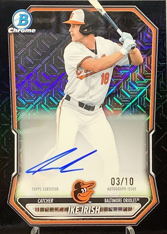 2026 Bowman Mega Box #BMA-II Chrome Prospect Auto - Black Mojo Refractor /10