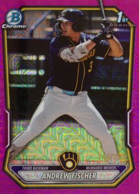 2026 Bowman Mega Box #BCP-149 Chrome Prospects - Fuchsia Mojo Refractor /299 (1st)