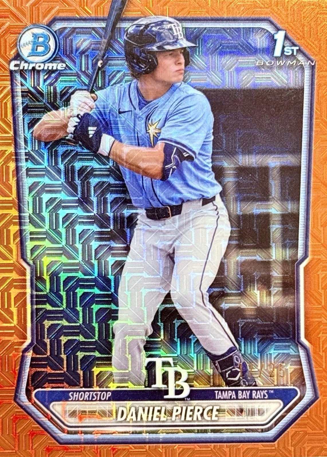 Daniel Pierce 2026 Bowman Mega Box #BCP-77 Chrome Prospects - Orange ...