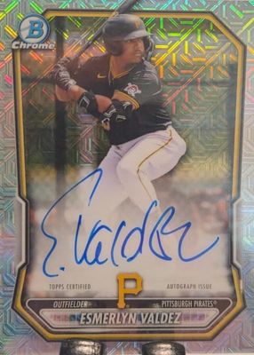 2026 Bowman Mega Box #BMA-EV Chrome Prospect Auto