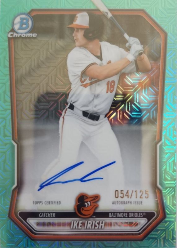 2026 Bowman Mega Box #BMA-II Chrome Prospect Auto - Aqua Mojo Refractor /125