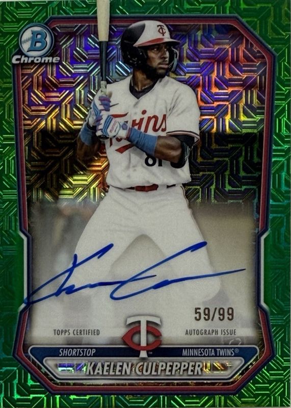Kaelen Culpepper Baseball Cards Price Guide - Sports Card Investor