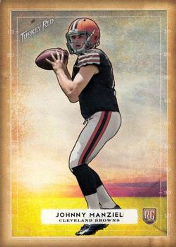 Johnny Manziel 2014 Topps Turkey Red #1a Base Rookie RAW