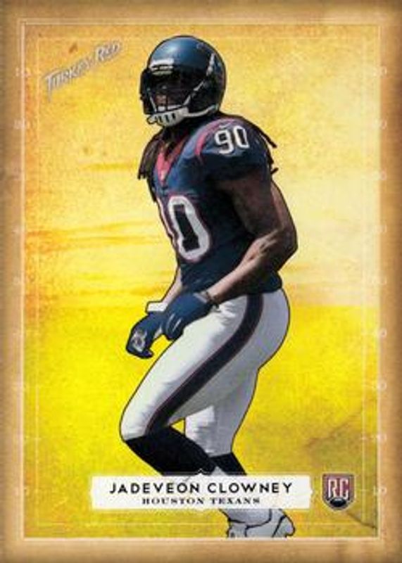 Jadeveon Clowney 2014 Topps Turkey Red #47a Base Rookie RAW