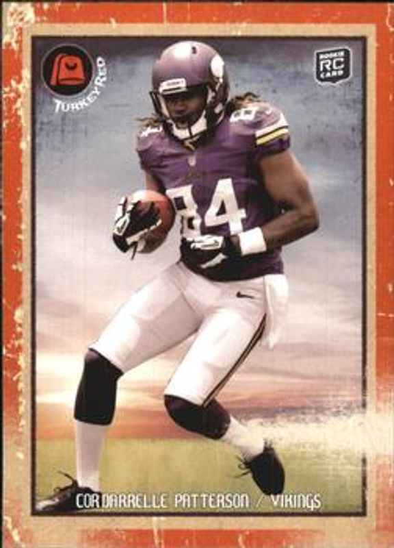 Cordarrelle Patterson 2013 Topps Turkey Red #5a Base Rookie RAW