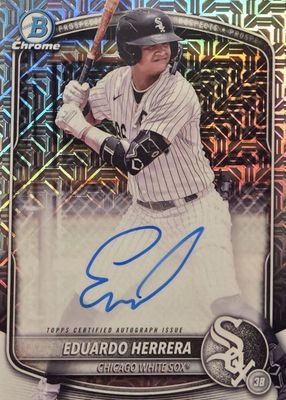 2025 Bowman Mega Box #BMA-EH Chrome Prospect Auto