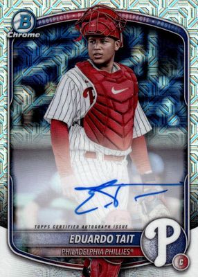 2025 Bowman Mega Box #BMA-ET Chrome Prospect Auto